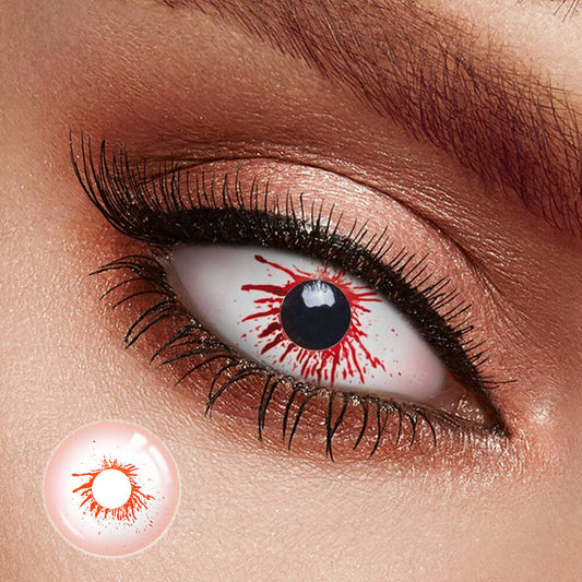 Pink Zombie Sclera Contacts