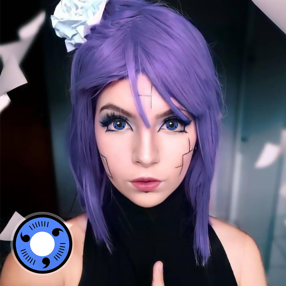 Blue Sharingan Contacts
