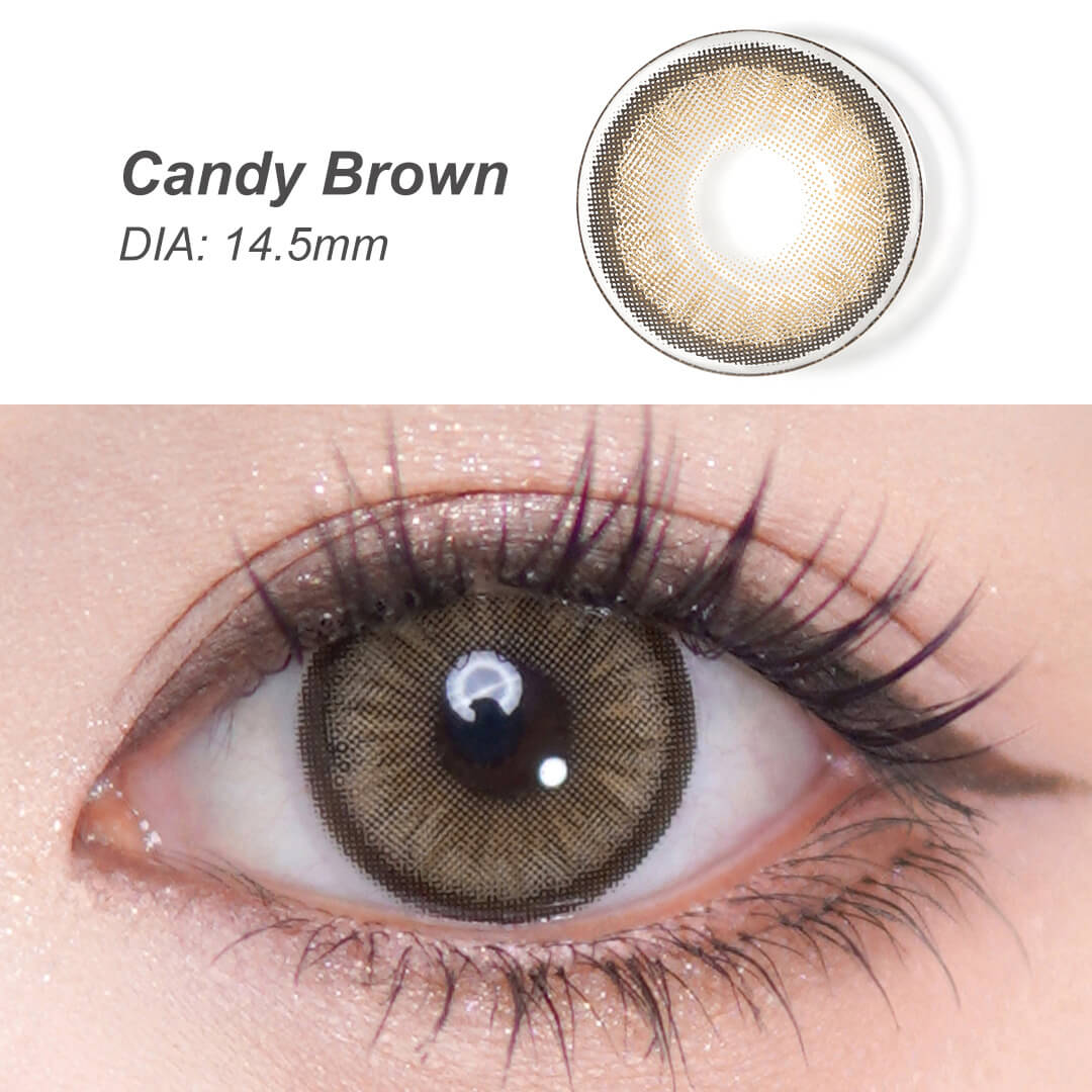 Candy Brown Daily Contact Lenses