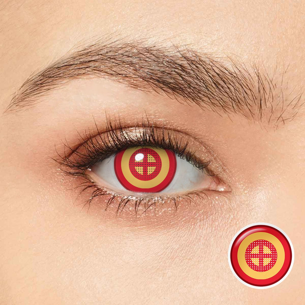 Power Chainsaw Man Contacts | Red Target Cosplay Contact Lenses – FINALLURE