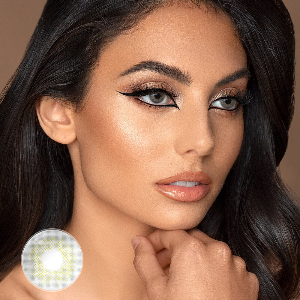 Cloud Gray Colored Contacts