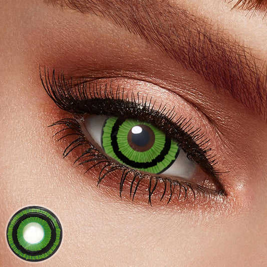 Green Goblin Mini Sclera Contact Lenses