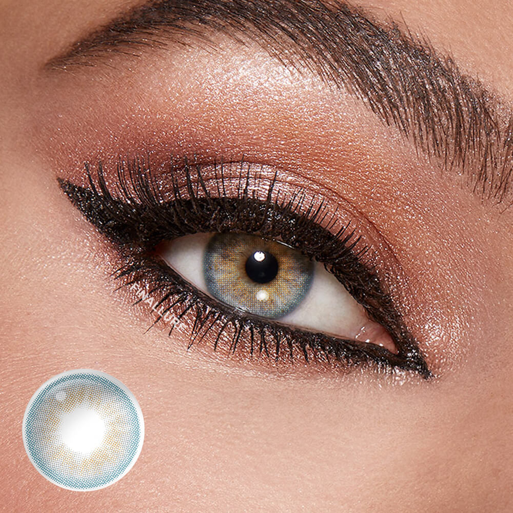 Desire II Ocean Blue Colored Contact Lenses