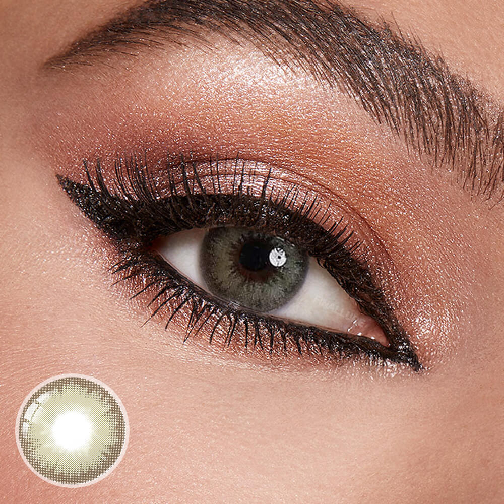 Diamond Gray Green Colored Contact Lenses