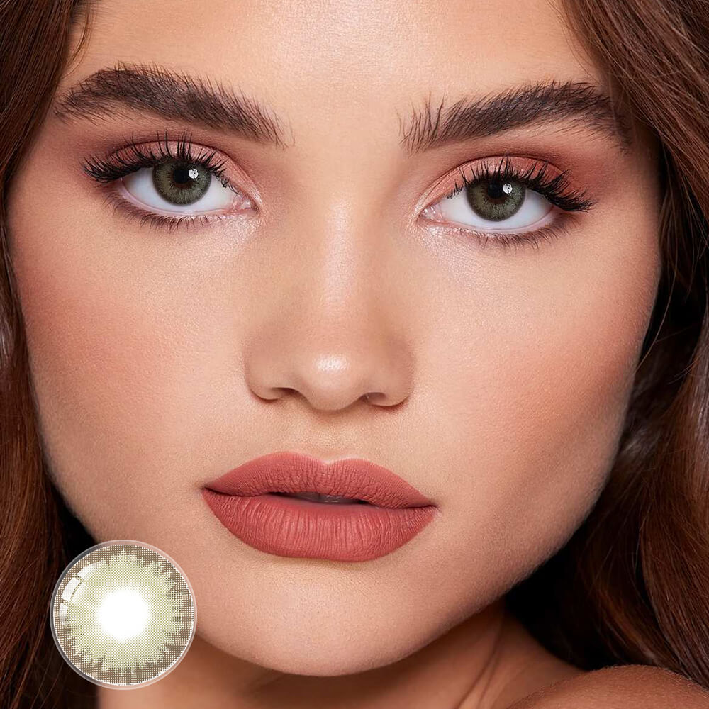 Diamond Gray Green Colored Contacts