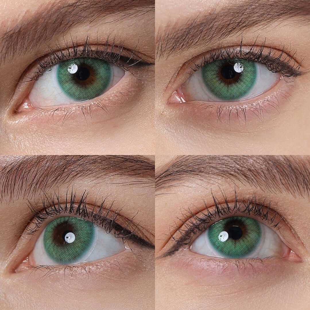 Emerald green contact lenses