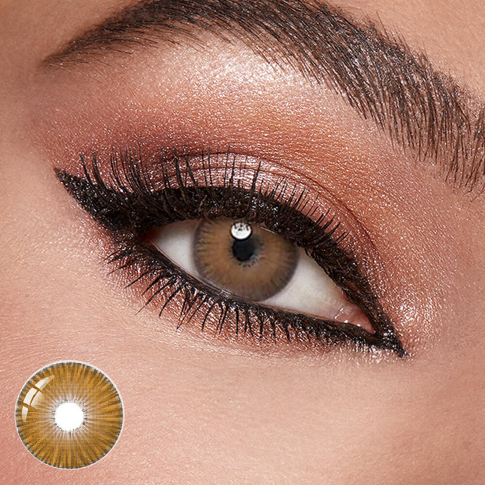 Fiesta Brown Colored Contact Lenses