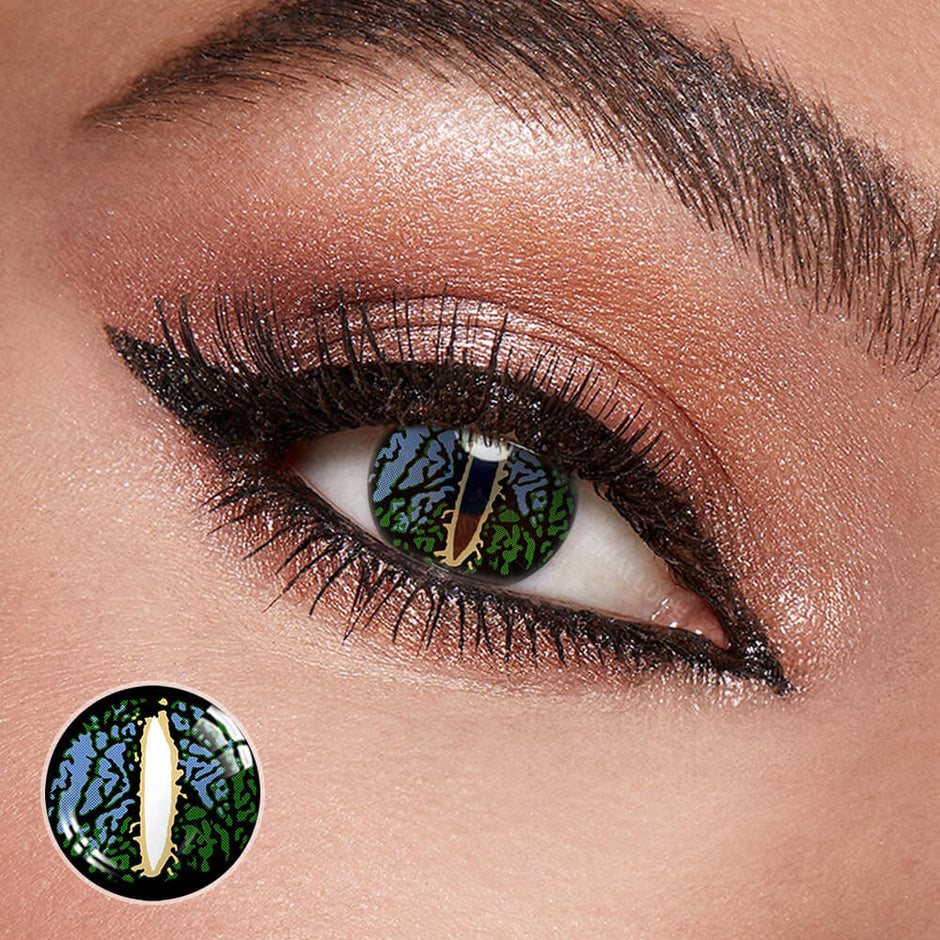 Lizard Contacts Snake Eye Contact Lenses | Bold Reptilian Snake Contacts – FINALLURE
