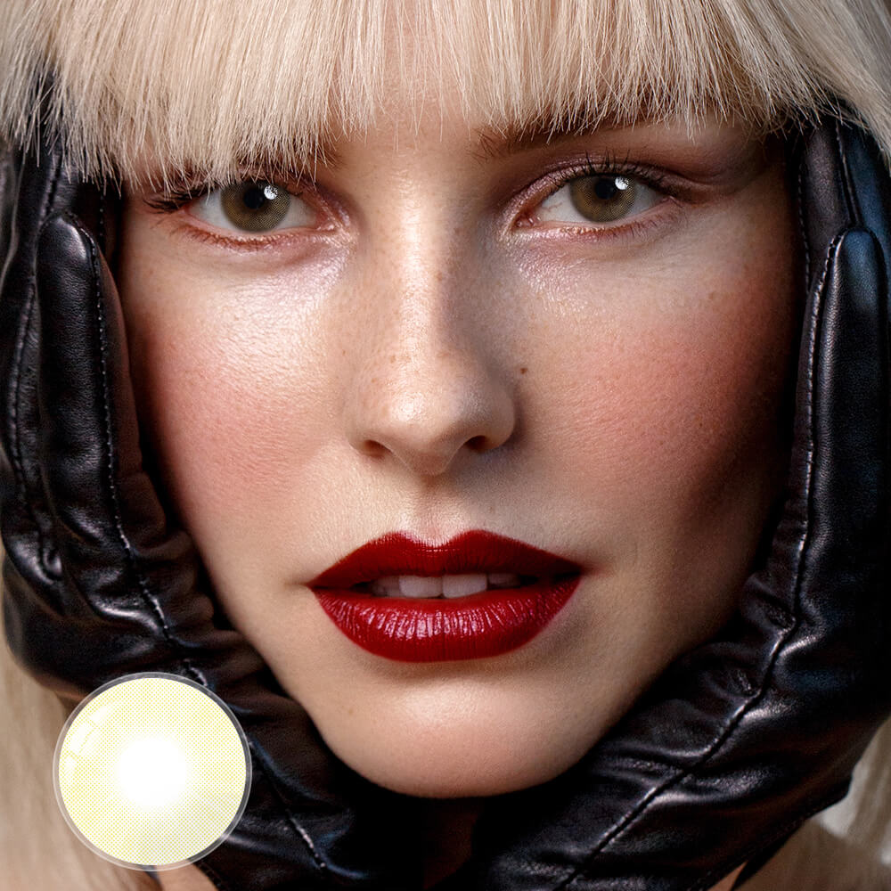 Hidrocor Amber Eye Colored Contact Lenses