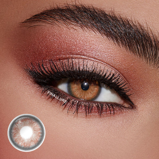 Iris Honey Colored Contact Lenses