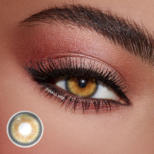Iris Vanilla Brown Colored Contact Lenses