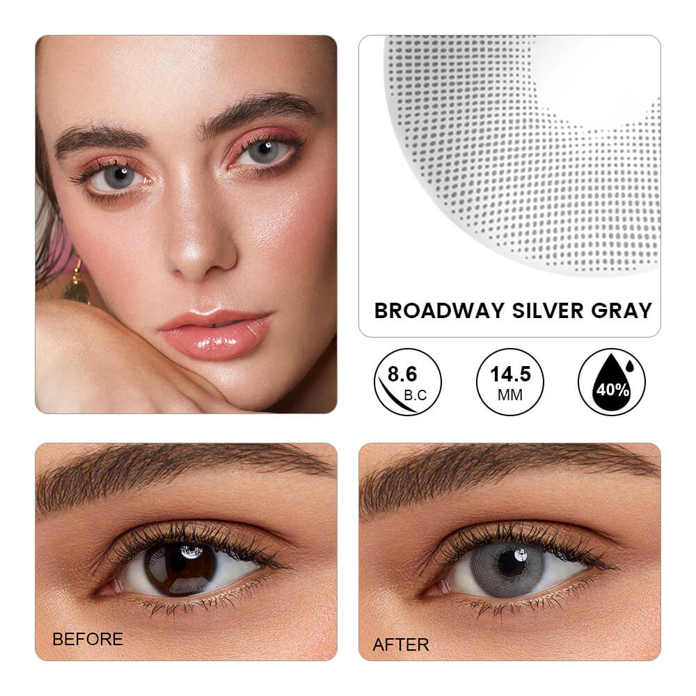 Broadway Silver Gray