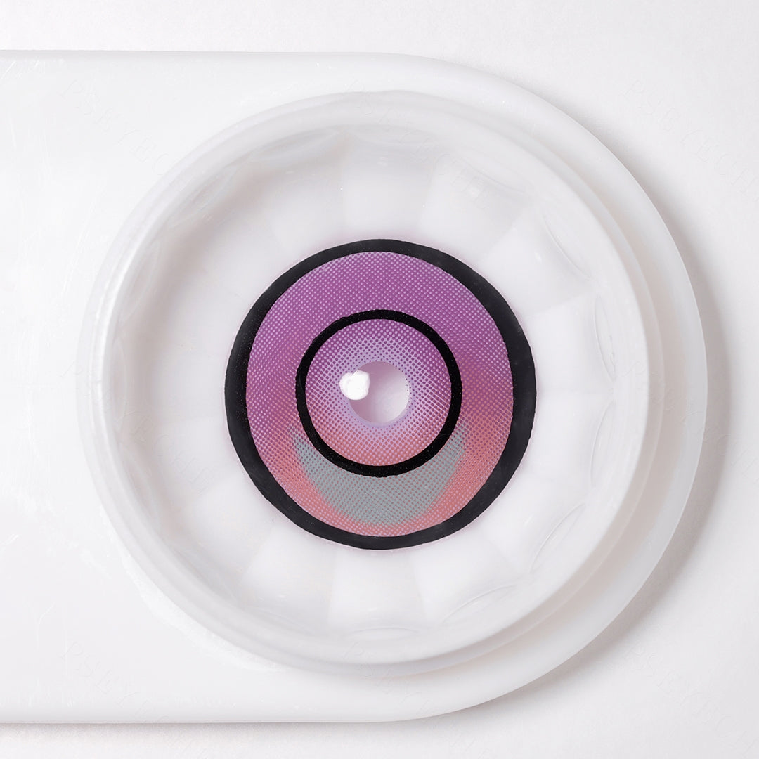 Lucy Cyberpunk Light Purple Anime Eyes