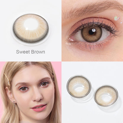 Sweet Brown Prescription Contacts
