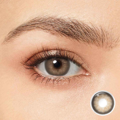 Spanish Circle Glowy Brown Contacts