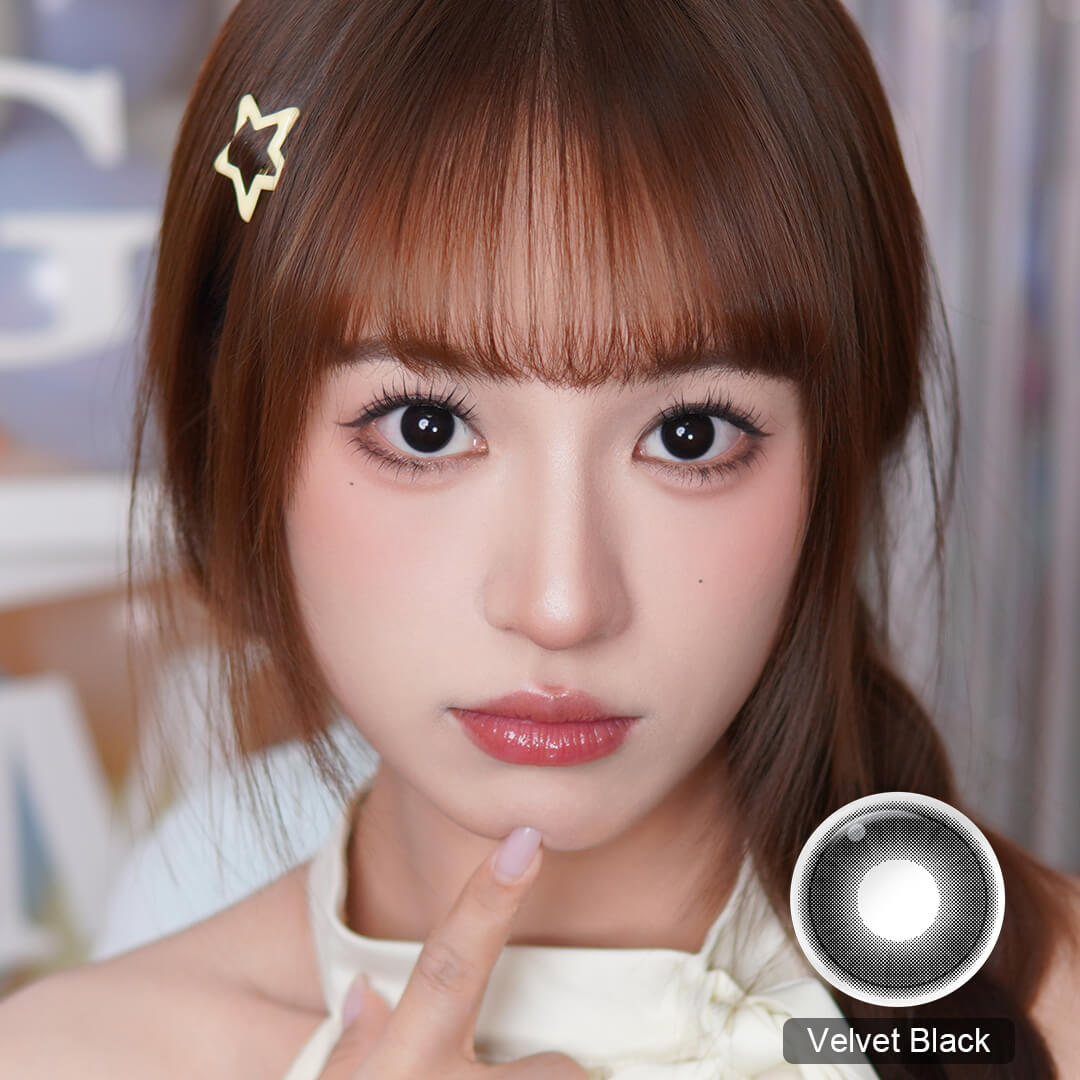 Velvet Black Daily Contact Lenses