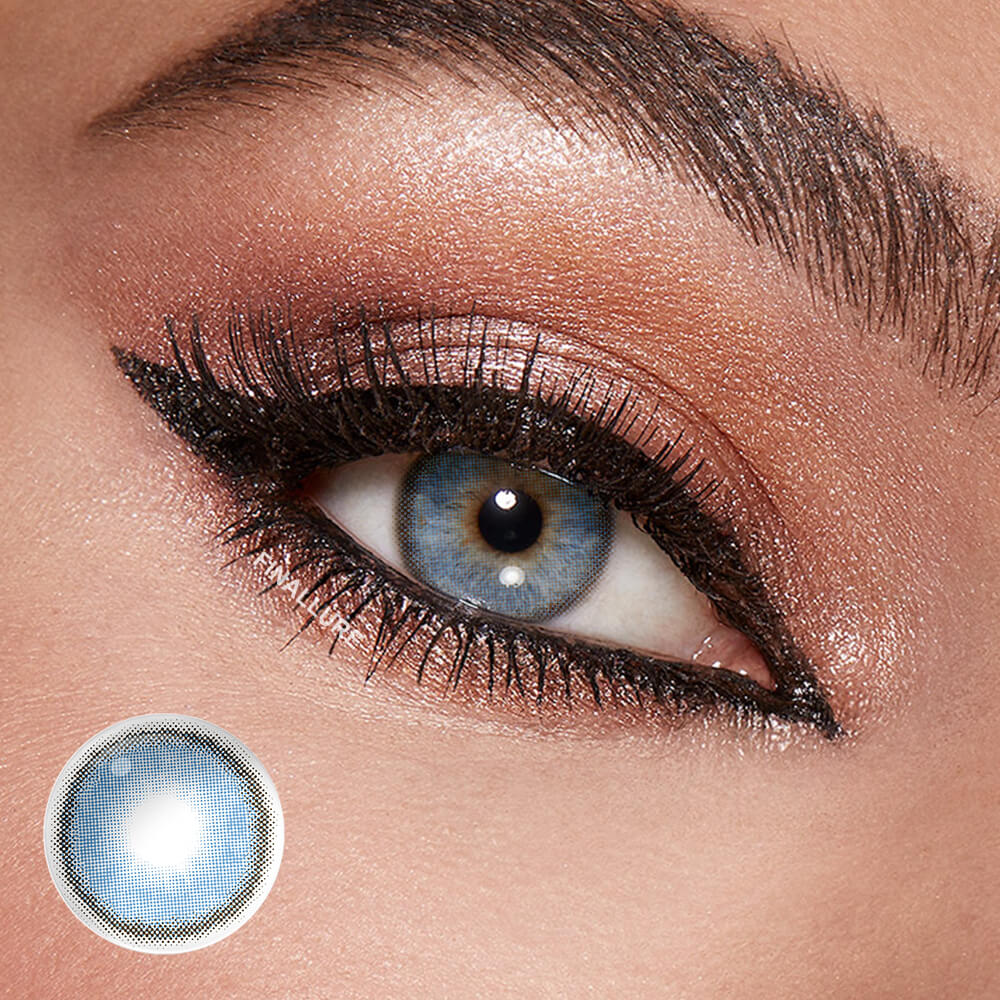 Mystery Blue Colored Contact Lenses