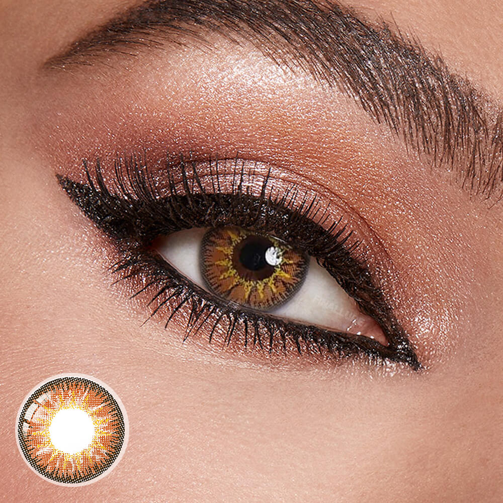 Nonno Brown Colored Contact Lenses