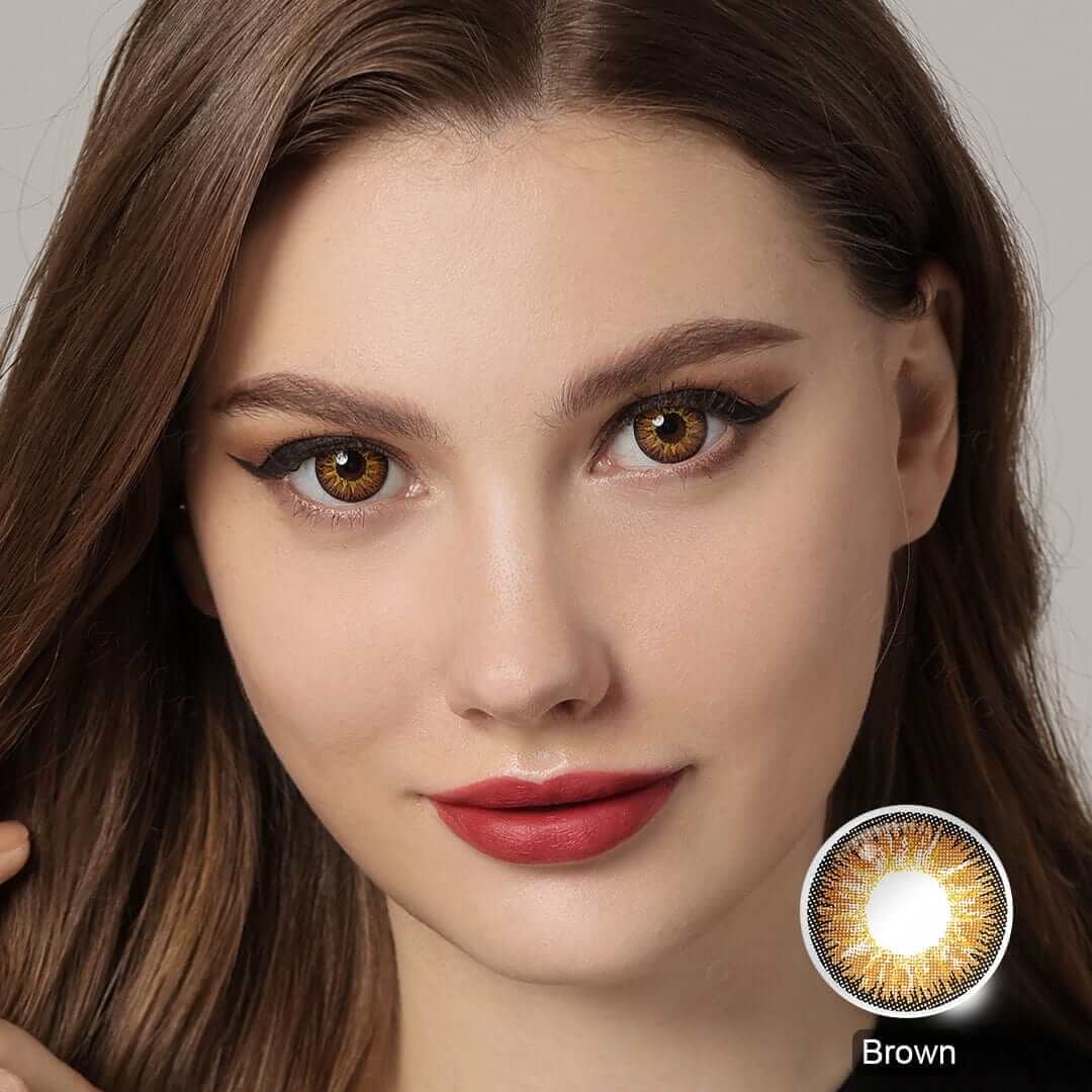 Nonno Brown Colored Contacts