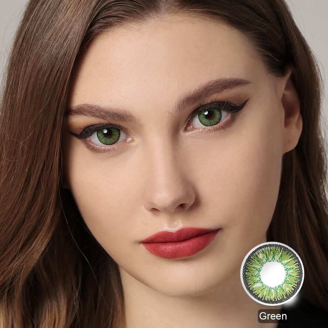Nonno Green Colored Contacts