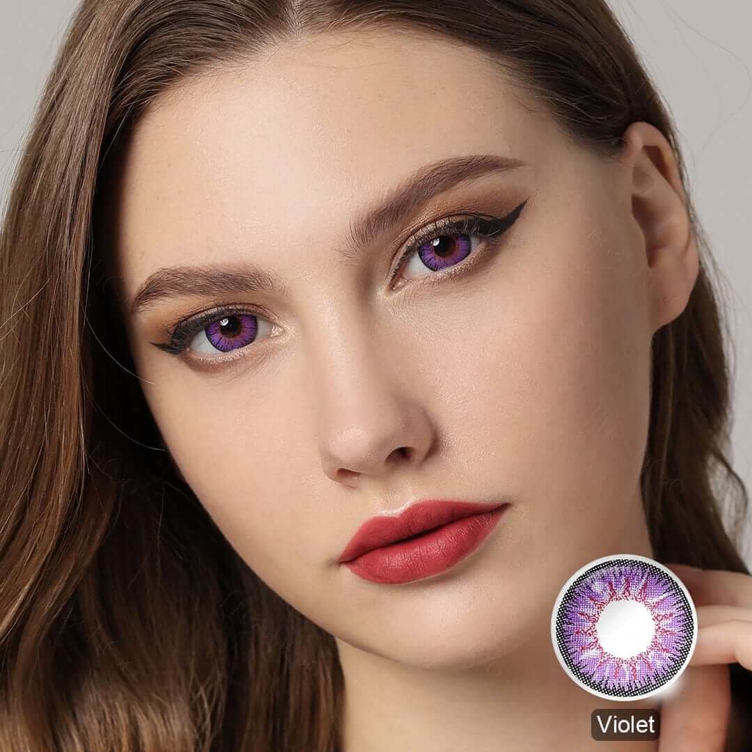 Nonno Violet Colored Contacts