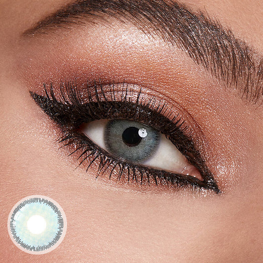 Premium Blue Colored Contact Lenses for Brown & Light Eye