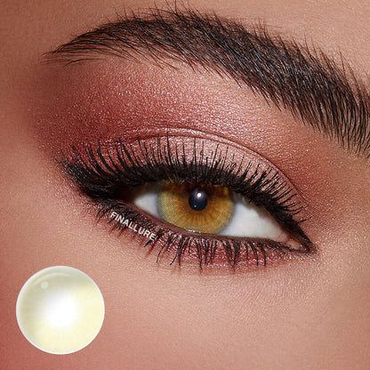 Queen Amber Colored Contact Lenses