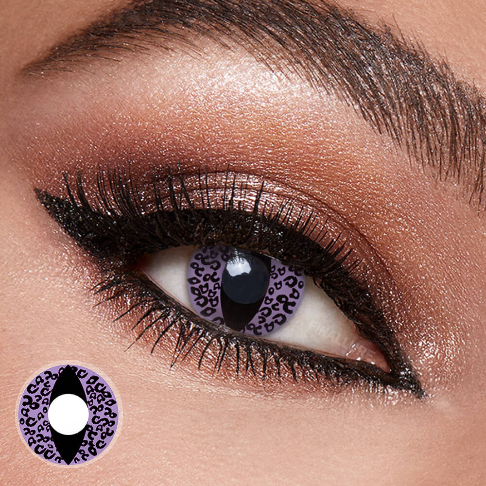 Violet Cheetah Cat Eyes
