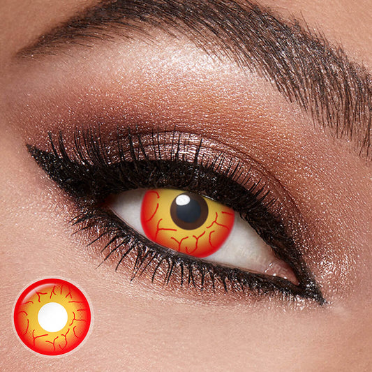 Kyojuro Fireball Eyes Contact Lenses