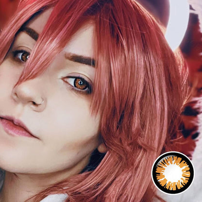 Glamor Orange Contacts