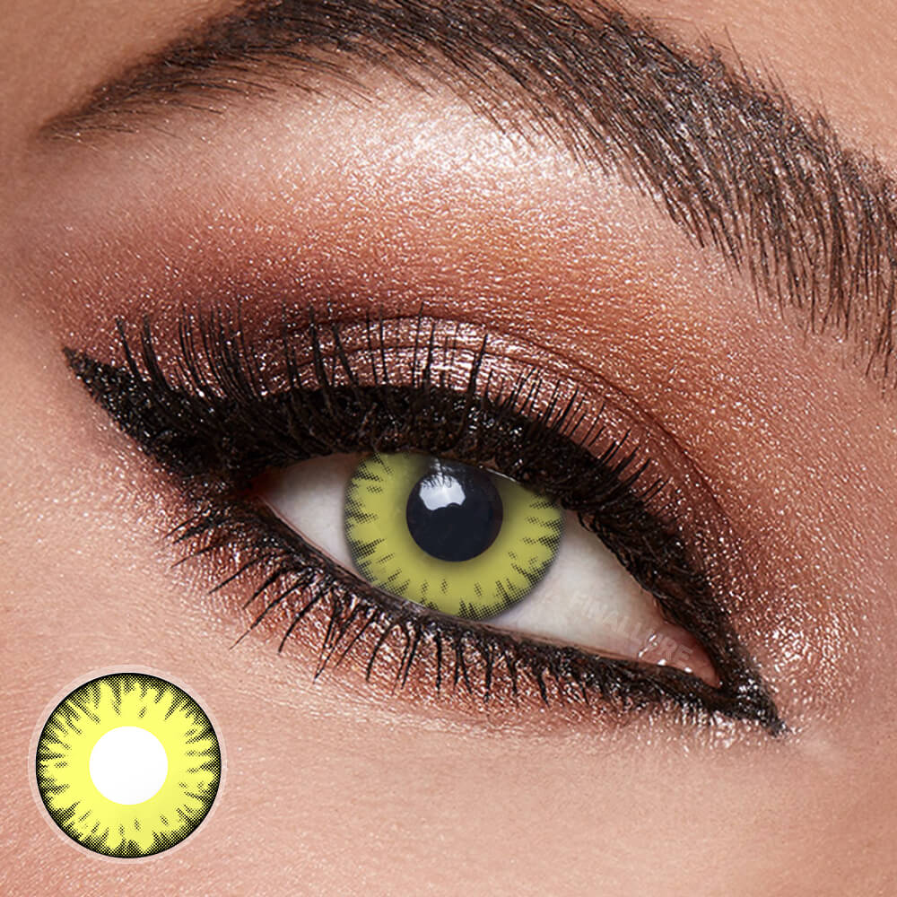 Color Contacts Moon Twilight Yellow New Moon Contact Lenses – FINALLURE