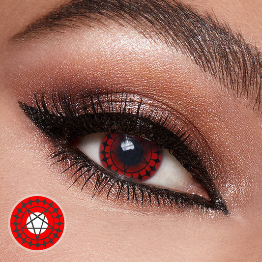 Red Contract Contact Lenses