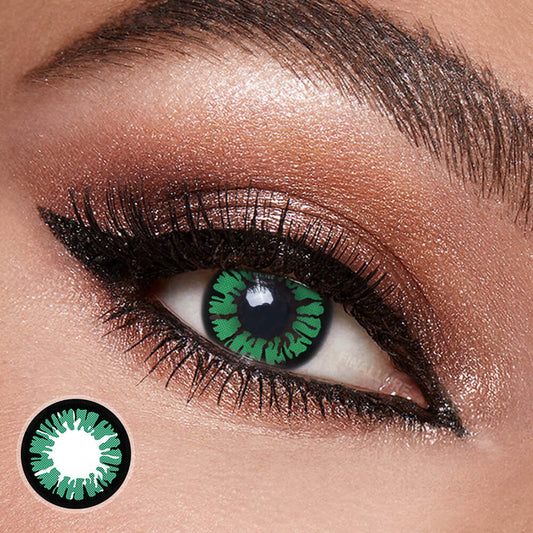 Glamor Green Contact Lenses