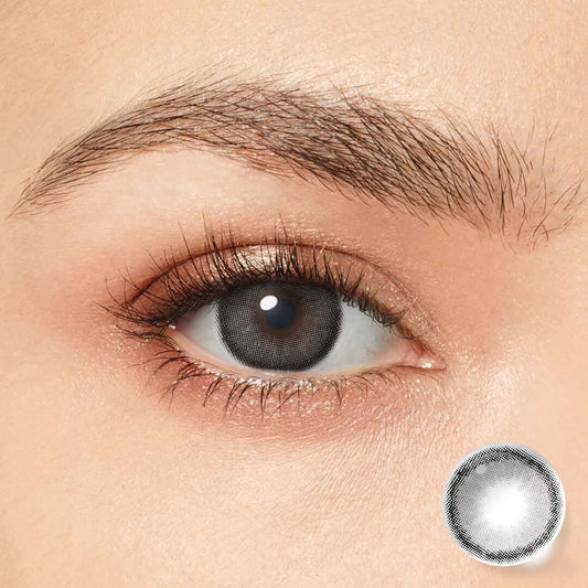 Charcoal Gray Prescription Contacts
