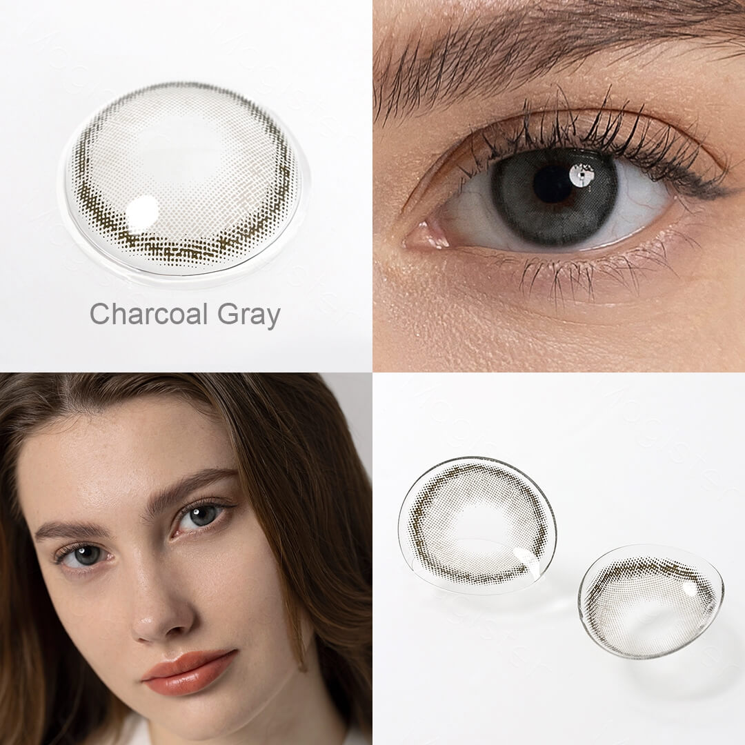 Charcoal Gray Prescription Contacts