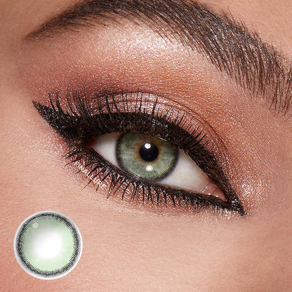 Roze Airy Green Colored Contact Lenses