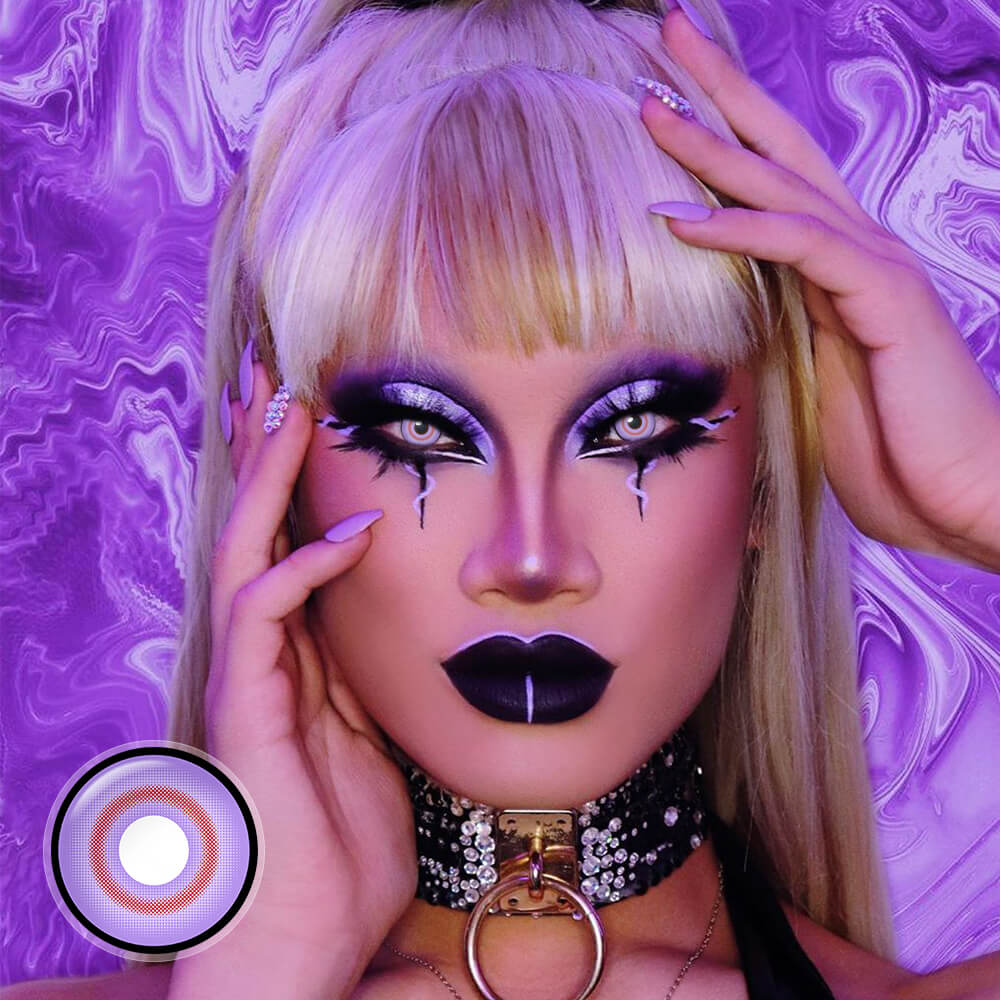 Shinobu Kocho Purple Eyes contacts for cosplay