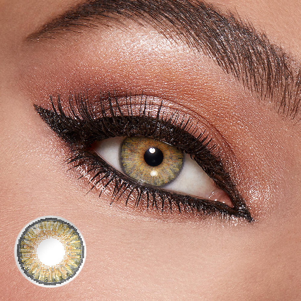Star Pure Hazel Colored Contact Lenses