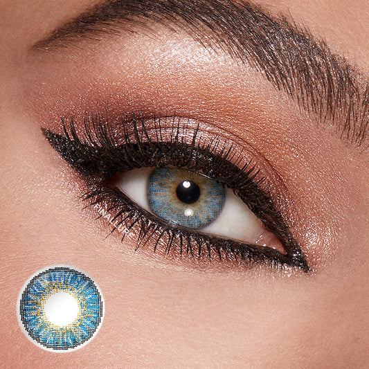 Star True Sapphire Colored Contact Lenses