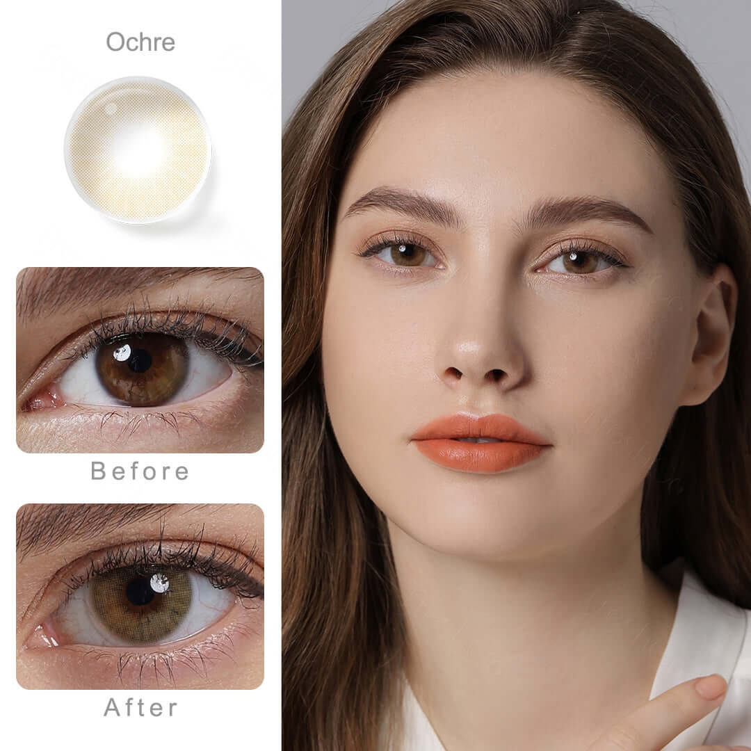 hidrocor ochre lenses