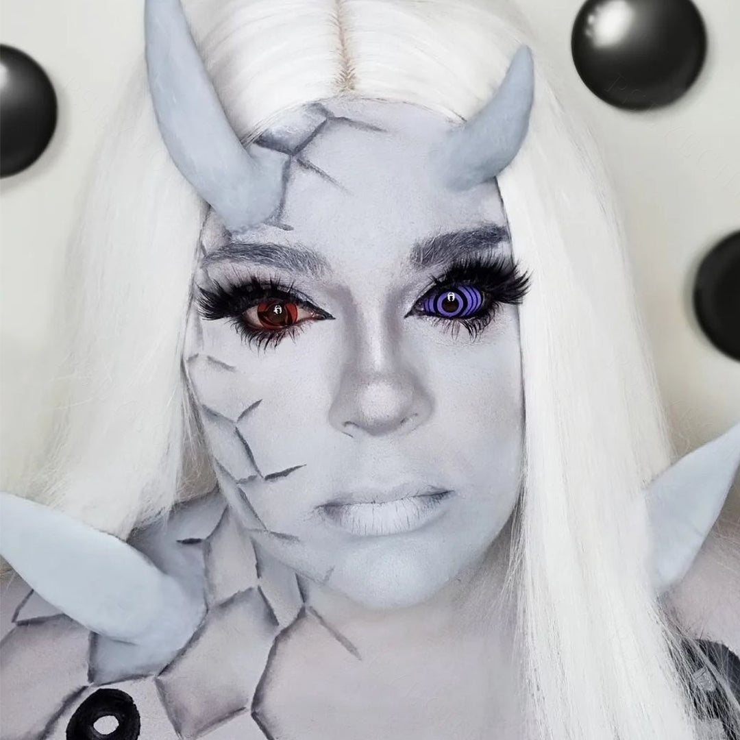 scary purple eye sclera lenses for halloween costume