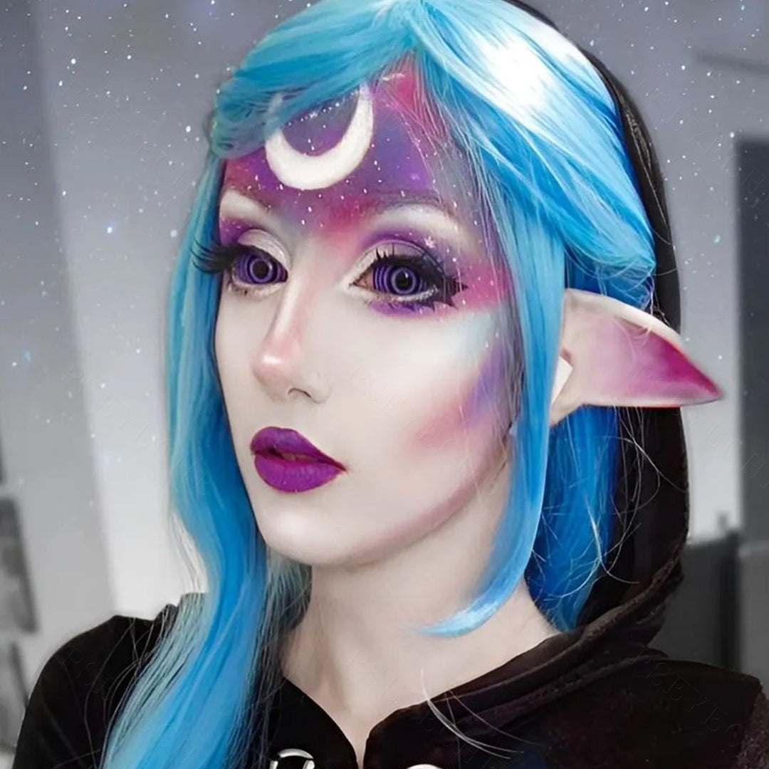 witch purple eye cosmetic sclera contacts