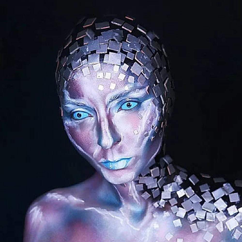 Full Blue Sclera cosplay Contacts