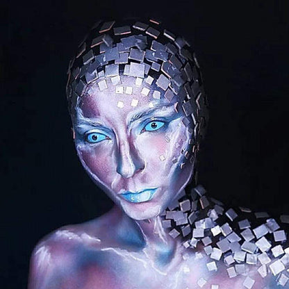 Full Blue Sclera cosplay Contacts