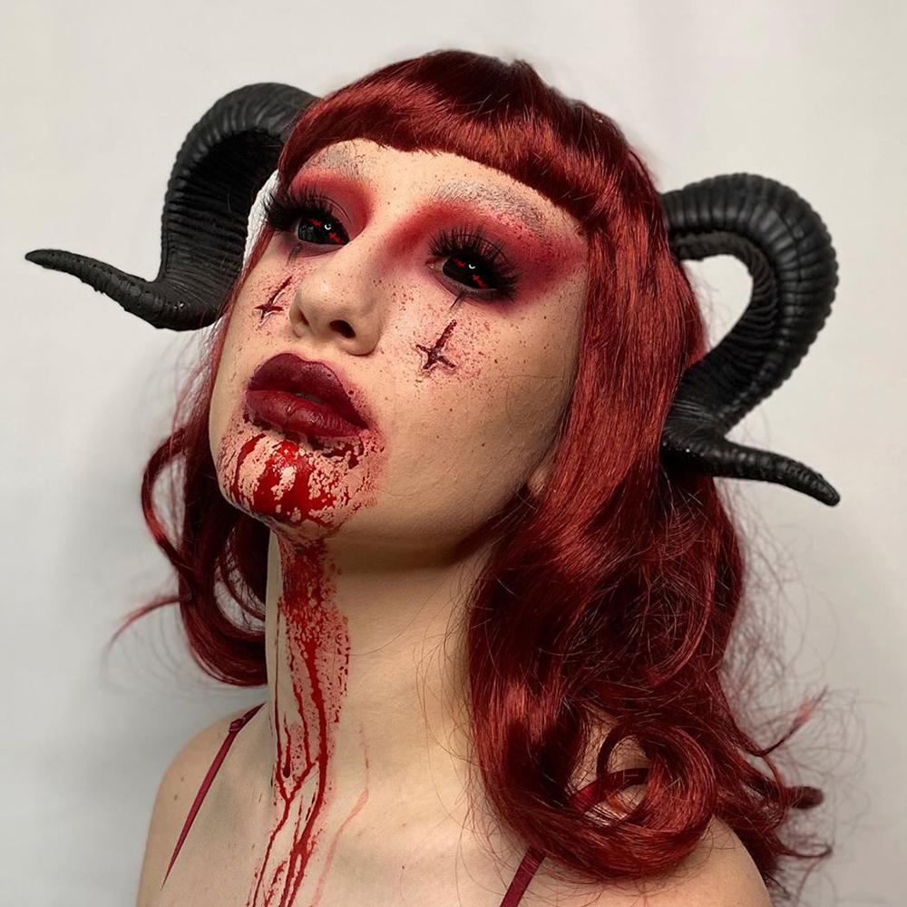 Redlash Sclera Contacts for halloween cosplay